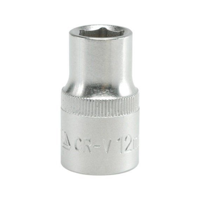 YT-1205 Головка торцевая 6-гранная 1/2", М = 12 мм, L = 38 мм