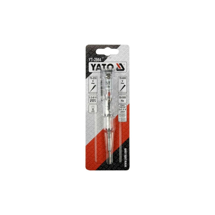 LED індикатор напруги комбінований YATO YT-2864, 4 фукнції, 70-600 V