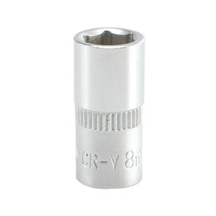 YT-1407 Головка торцевая 6-гранная 1/4", М = 8 мм, L = 25 мм