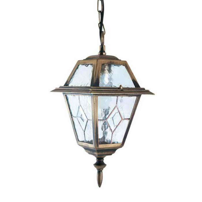 Світильник вуличний Lusterlicht QMT 1365-A Faro I старе золото