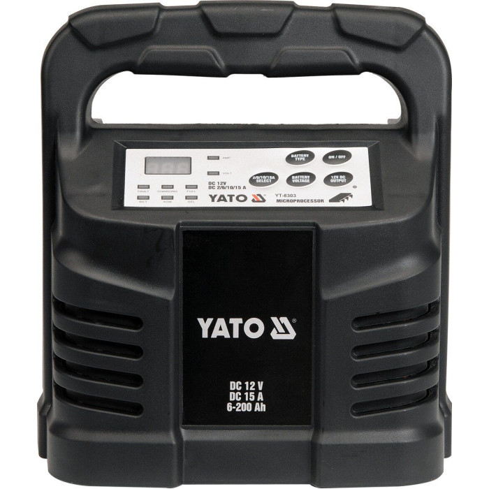 Зарядное устройство Yato (YT - 8303) 12V 15А 6-200Ah Зарядное устройство Yato (YT - 8303) 12V 15А 6-200Ah