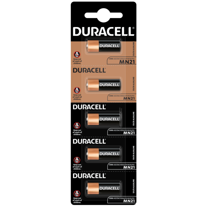 Спеціалізована лужна батарейка Duracell 12 V MN21 A23/23A/V23GA/LRV08/8LR932, 1 шт.