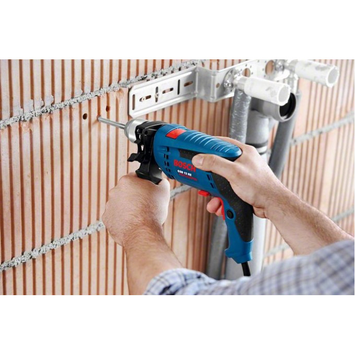 Bosch Дрель ударная GSB 13 RE  БЗП, 600Вт, 1,8кг (0601217100)