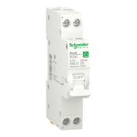 Диференційний автомат Schneider Electric RESI9 R9D88616 1P+N характеристика C 16A 30мА тип AC 6кА