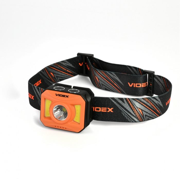 Налобний світлодіодний ліхтарик VIDEX VLF-H085-OR 400Lm 5000K