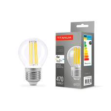 LED лампа TITANUM Filament G45 4W E27 4100К