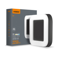 LED світильник ART IP65 квадратний VIDEX 30W 5000K Black