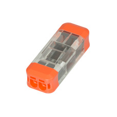 Клемник швидкого монтажу самозатискний 2+2п прозорий PС (TF-KNSZ-222) TITANUM