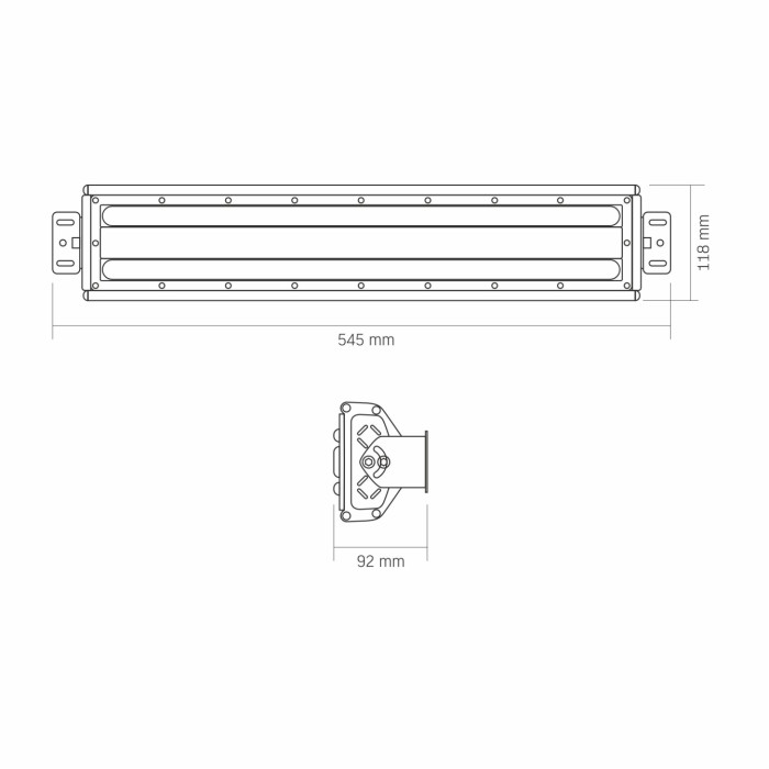 LED светильник высотный линейный VIDEX HB022 100W 5000K 220V