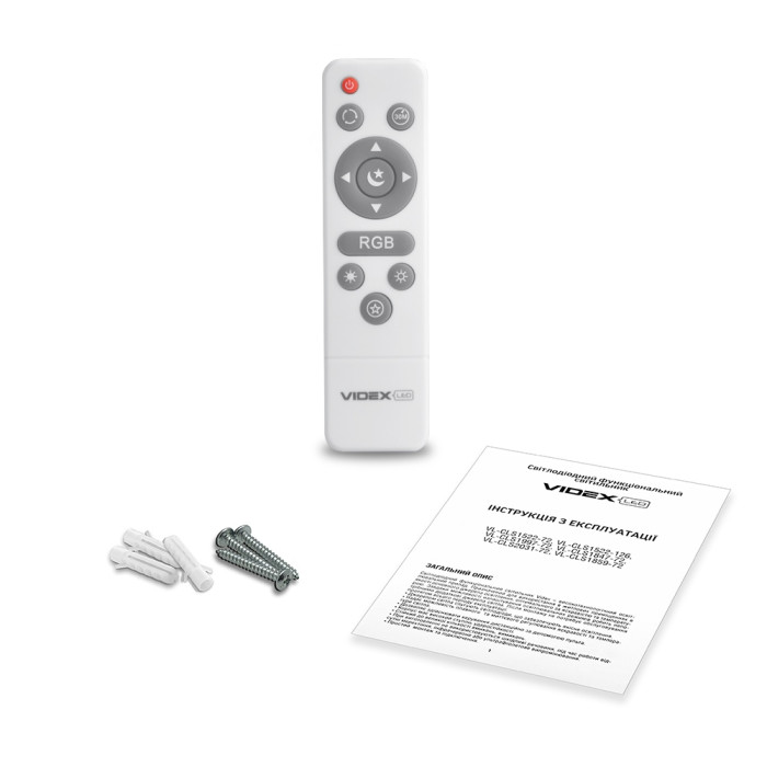 LED світильник функціональний круглий VIDEX RING 72W 2800-6200K RGB