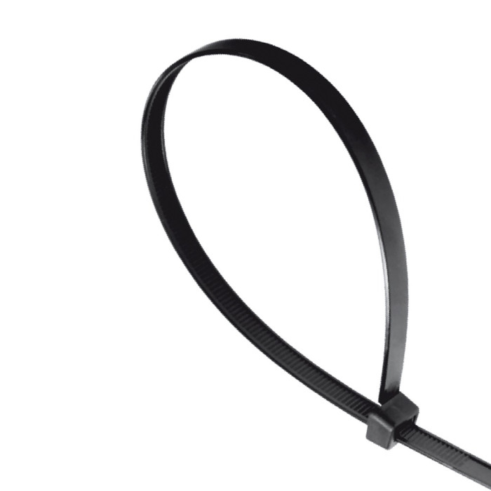 Хомут пластиковый 3.6x150мм 100шт УФ PA6.6 черный (TF-PH3615-B) TITANUM