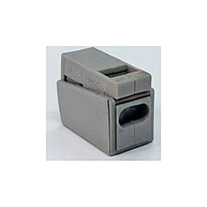 Клемник швидкого монтажу світильників 1п прохідний сірий PA (TF-KNG-L2) TITANUM