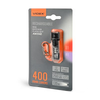 Портативний світлодіодний міні-ліхтарик VIDEX VLF-AK012 400Lm 5000K