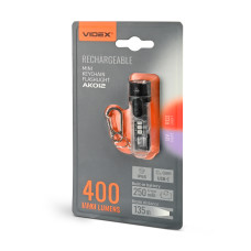 Портативный светодиодный мини-фонарик VIDEX VLF-AK012 400Lm 5000K