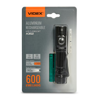 Портативний світлодіодний ліхтарик VIDEX VLF-A352 600Lm 5000K 28358