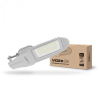 LED вуличний ліхтар VIDEX 50W 5000K Сірий