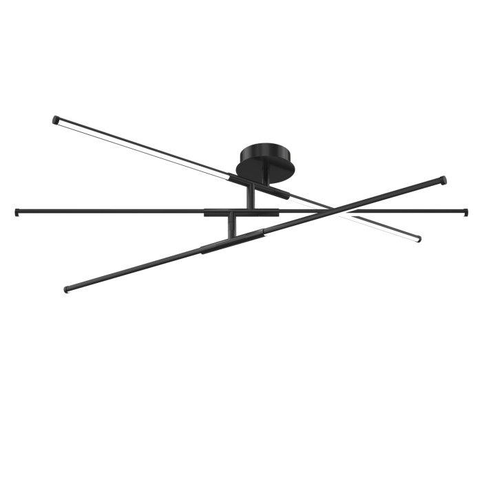 LED світильник стельовий VIDEX CLD013 40W 3000-4000-6000K Black