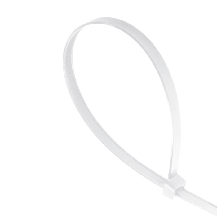 Хомут пластиковый 4.8x300мм 50шт УФ PA6.6 белый (TF-PH4830-W) TITANUM