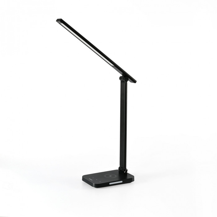 LED настольная лампа с беспроводной зарядкой VIDEX VL-TF17B 18W 1800-6500K