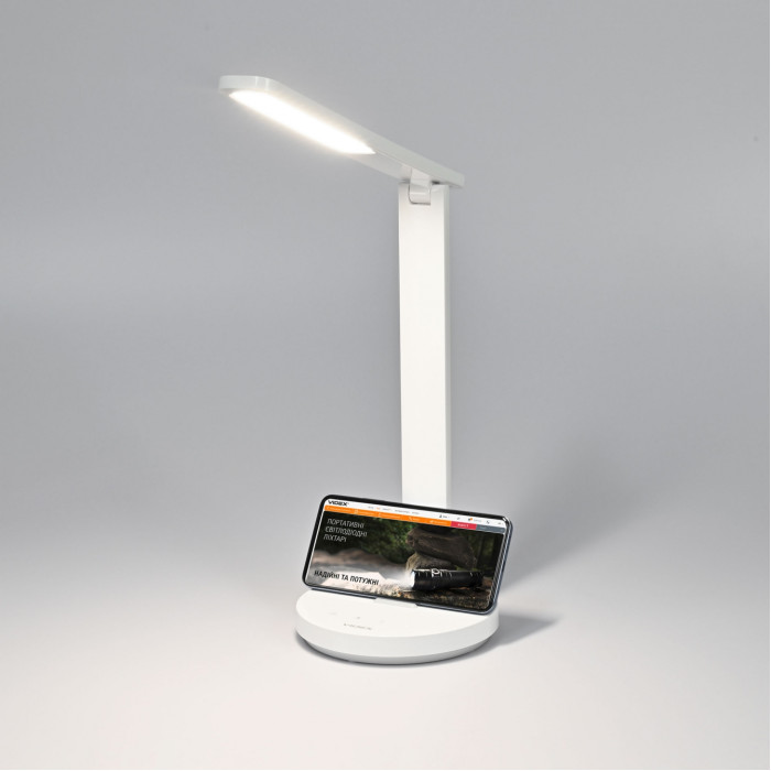 LED настольная лампа с аккумулятором VIDEX VL-TF16W 5W 1800-5000K