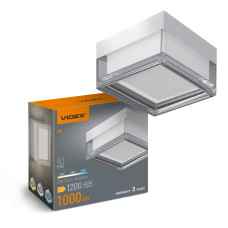 LED светильник IP65 квадратный VIDEX BHD02 9W 2800-4000-6000K White