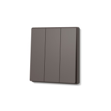 Вимикач триклавішний мокко VIDEX NOTA (VF-NT-SW3-BR)