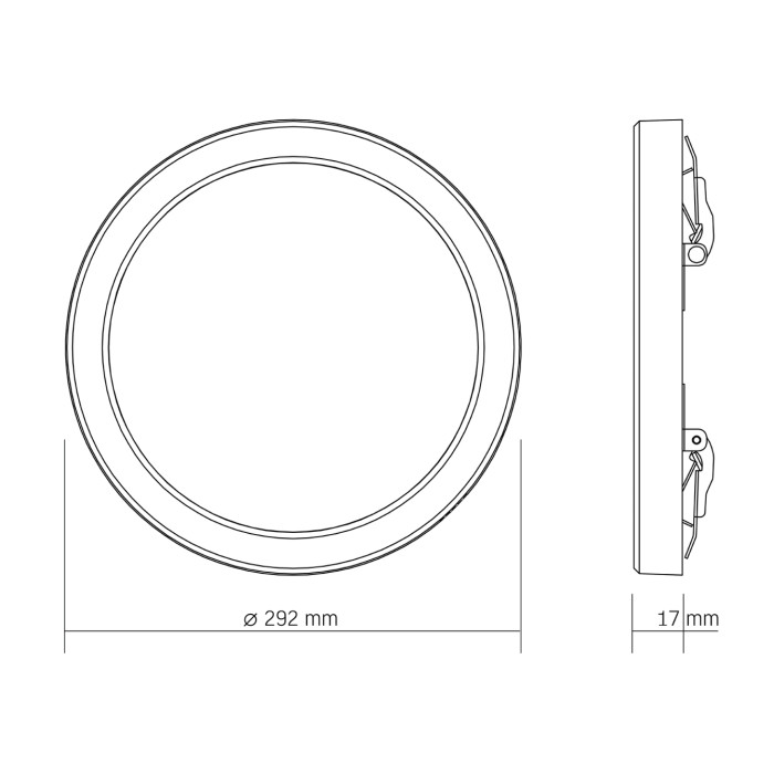 LED світильник круглий VIDEX DL6R 24W 3000K-4000K-6500K White
