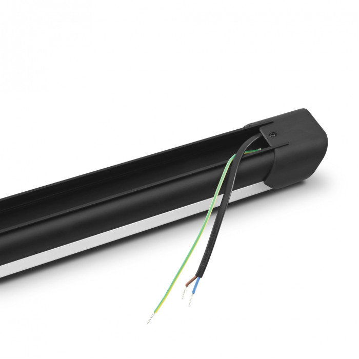 LED світильник лінійний VIDEX 36W 0.6М 5000K 220V чорний