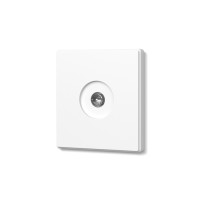 Розетка TV одинарная телевизионная белая матовая VIDEX NOTA (VF-NT-SK1TV-WH)