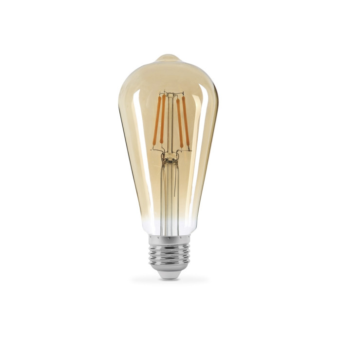 LED лампа TITANUM Filament ST64 6W E27 2200К бронза