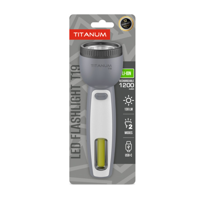 Портативный светодиодный фонарик TITANUM TLF-T19 130Lm