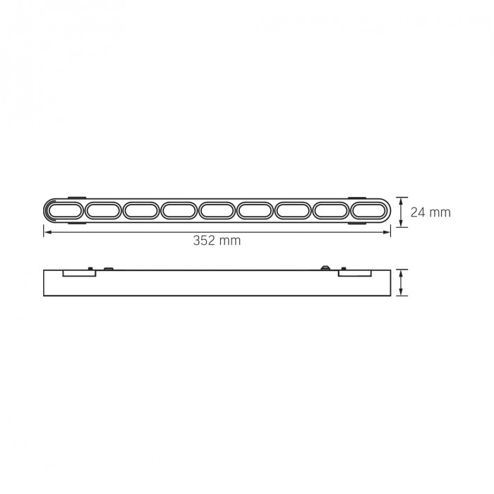Світильник магнітний трековий VIDEX LD19B 18W 4000K 48V Black