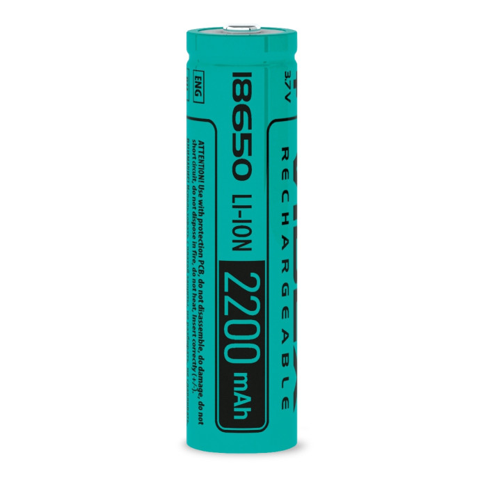 Аккумулятор Videx литий-ионный 18650 (без защиты) 2200mAh bulk 1шт