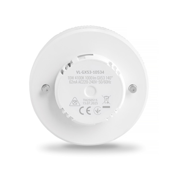 LED лампа VIDEX GX53 10W 4100K 220V