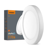 LED светильник круглый VIDEX DL6R 12W 3000K-4000K-6500K White