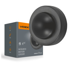 Датчик движения и освещенности VIDEX VL-SPC46B 220V 2000W инфракрасный черный