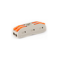 Клемник швидкого монтажу 2+2п сірий PA (TF-KNG-222) TITANUM