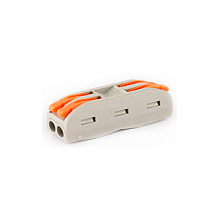 Клемник швидкого монтажу 2+2п сірий PA (TF-KNG-222) TITANUM