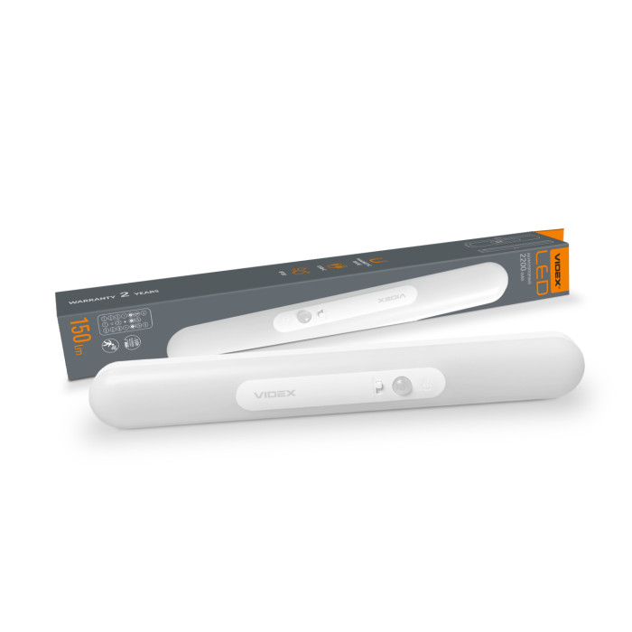 LED Светильник аккумуляторный с датчиком движения VIDEX VL-NL013W-SR