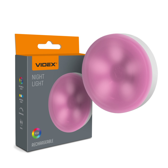 LED Світильник акумуляторний сенсорний VIDEX VL-NL064W-G