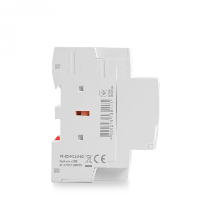 Модульный контактор 2п 63А 2НВ VF-RS-MC2O-63 VIDEX RESIST
