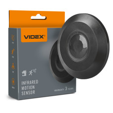 Датчик движения и освещенности VIDEX VL-SPC05B 220V 800W инфракрасный черный
