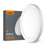 LED світильник круглий VIDEX DL6R 18W 3000K-4000K-6500K White