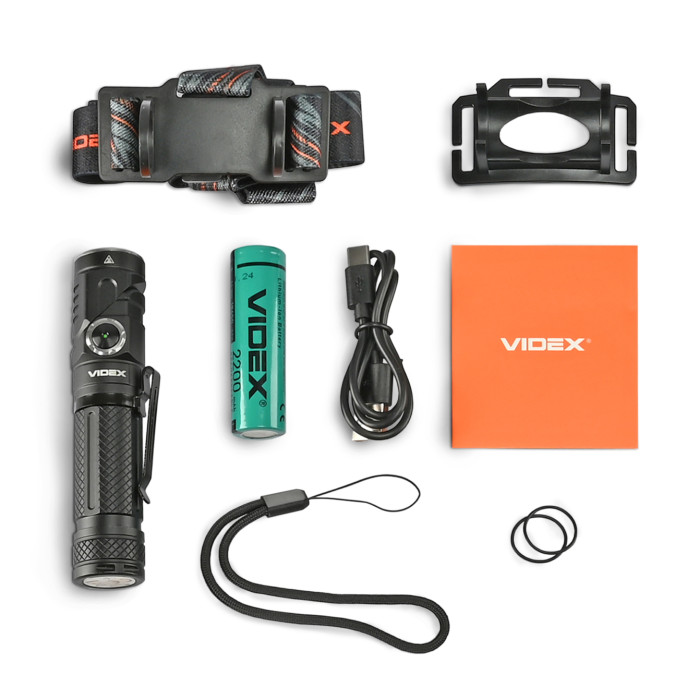 Портативний світлодіодний ліхтарик VIDEX VLF-A232R 1000Lm 5000K 28362