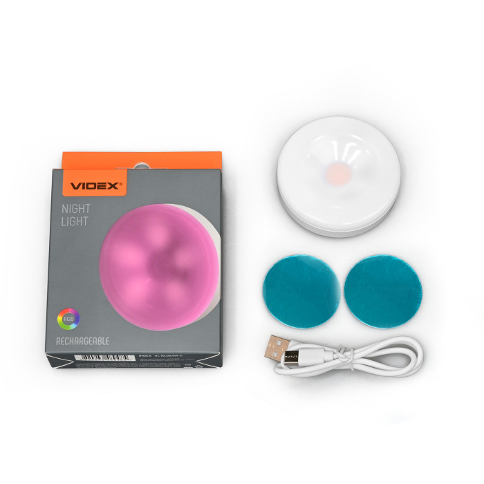 LED Світильник акумуляторний сенсорний VIDEX VL-NL064W-G