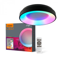 Cвітильник LED VIDEX  EDGE-RC-72W-BLACK (VLE-ERC-RGB-72B)/28124