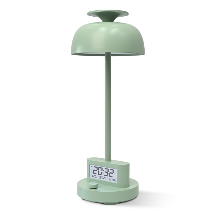LED лампа настiльна з акумулятором VIDEX VL-TF24G 8W 4000K+RGB Green