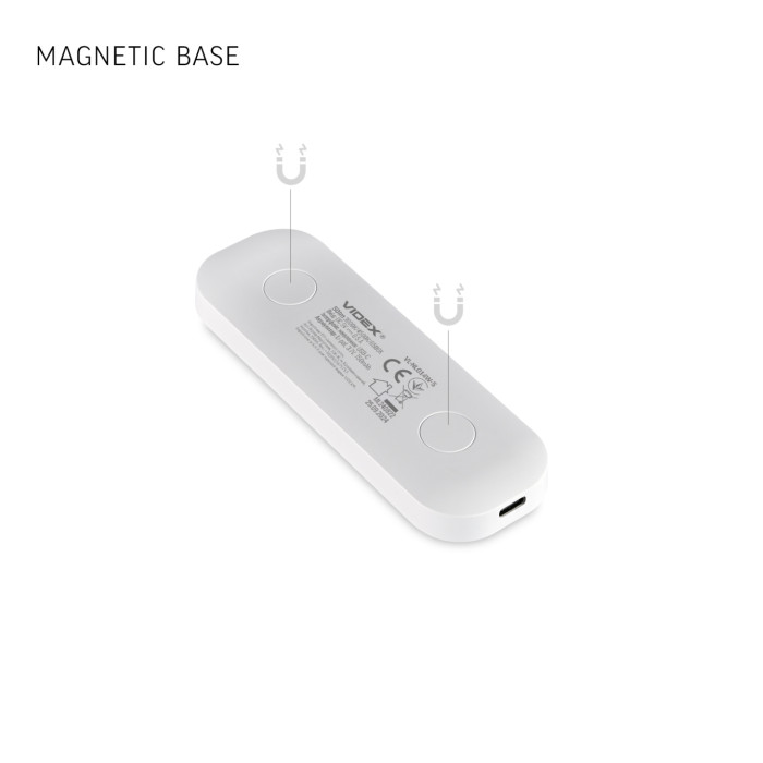 LED Светильник аккумуляторный с датчиком движения VIDEX VL-NL014W-S