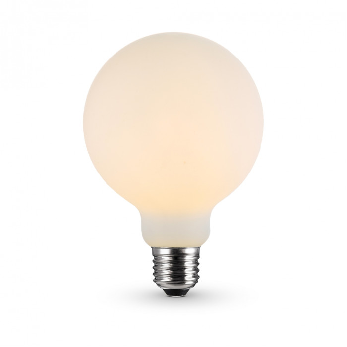 LED лампа VIDEX Filament VL-DG80MO 7W E27 3000K Porcelain dimmable