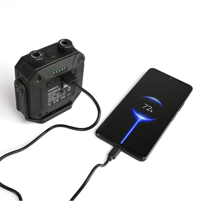 Портативный многофункциональный фонарик VIDEX VLF-M048 1500Lm 5000K